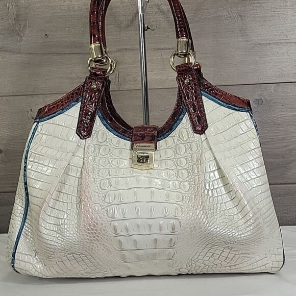 BRAHMIN ELISA PEARL HOBO SATCHEL - Picture 2 of 8